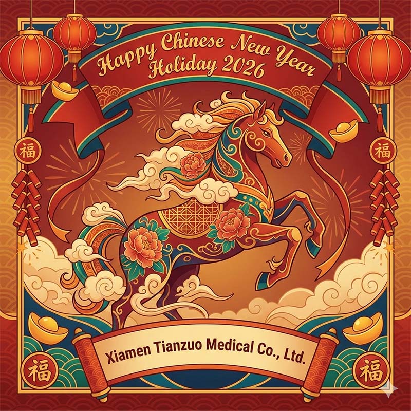 Happy Chinese New Year 2026 From Xiamen Tianzuo Medical