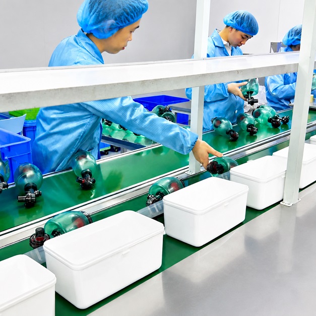 Proyecto de suministro de 250,000 unidades de reanimador manual de PVC en Arabia Saudita